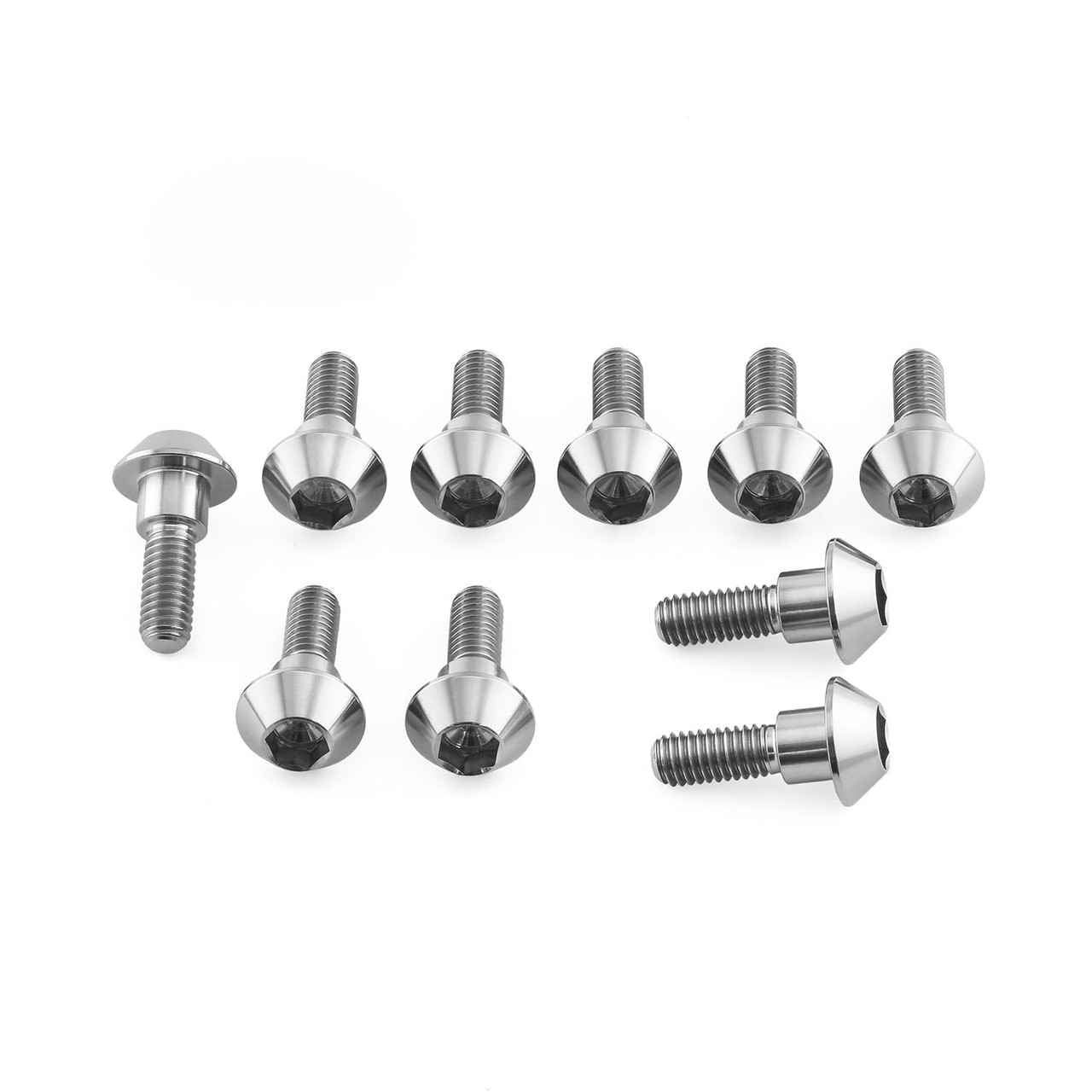 Titanium voorremschijf bouten set