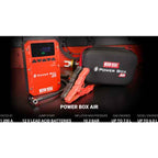 Accubooster met luchtcompressor